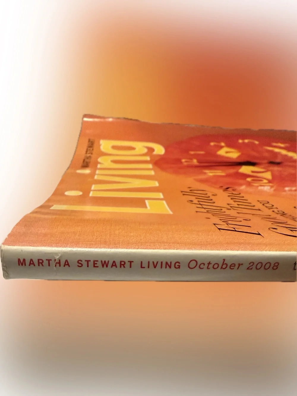 Martha Stewart Living Magazine Oct No 2008 Frightfully Good Times Pumpkin Cake
